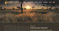 Desktop Screenshot of goodhopereserve.co.za